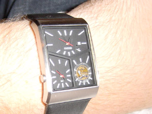 Mark's watch shows that it is indeed Tiger time.