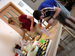 Me and Mark, in pie-making mode.