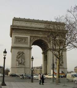After lunch, we made our way to the Arc de Triomphe.