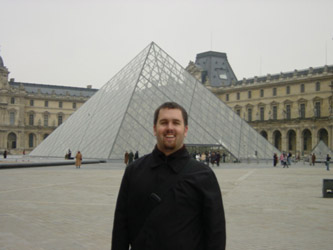 This is as close as we got to visiting The Louvre. We only had a couple of hours until we were due to meet our friends, so we went and had lunch instead.