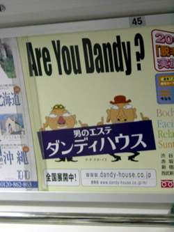 Well, are you? I don't particularly want to be dandy if it involves looking like Mr. or Mrs. Potatohead.